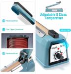 400mm Hand Foil Plastic Bags Pouch Impulse Heat Sealer for Packing CE FCC