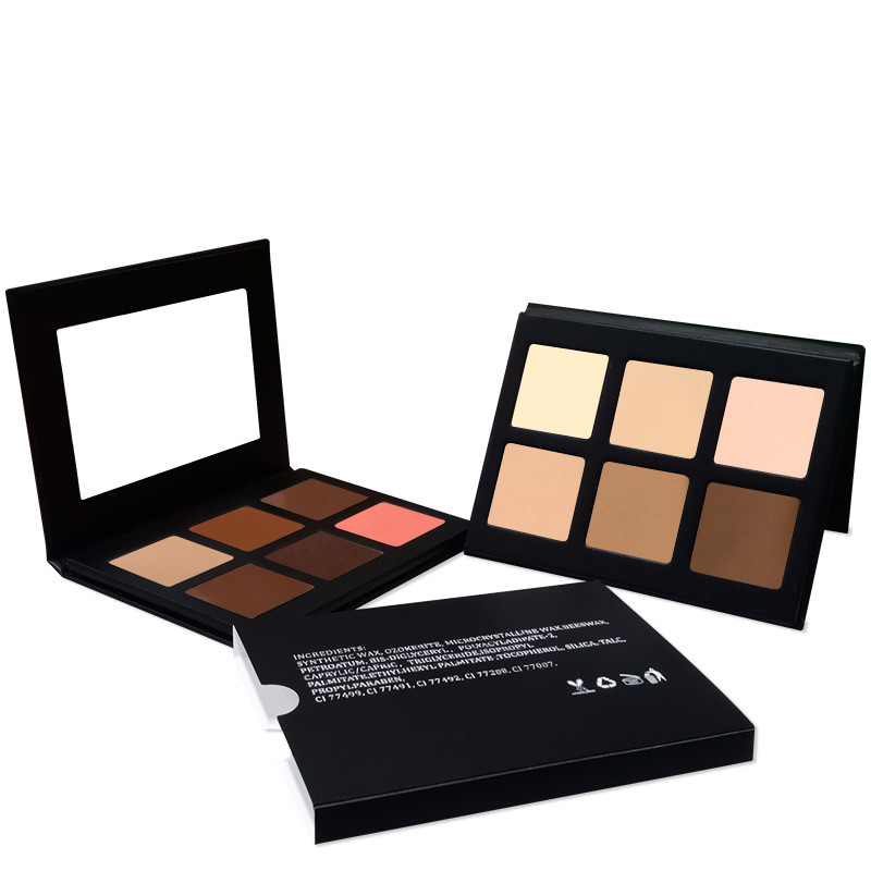 Bronzer Palette 6C Colors Face Makeup 2.5g Highlight Make Up Palette