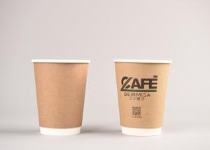 Wholesale Eco Fiendly Disposable Hot Cups With Lids Paper Biodegradable Coffee Cups from china suppliers