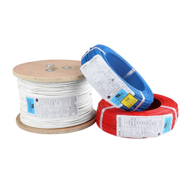 UL3122 silicone Insulated Wire 16AWG 7/0.49mm 300V 200C fiber glass braided wire