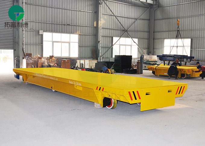 Material handling equipment 15 ton transfer cart battery powered applied in outdoor working site