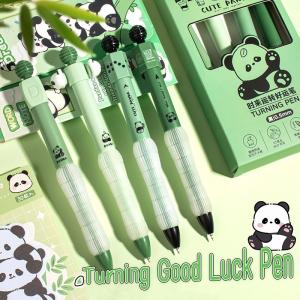 Wholesale Creative Panda Rotating Gel Pen 0.5mm ST Tips Soft Grip Neutral Pen from china suppliers