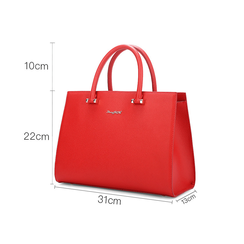 Custom Genuine Leather Ladies Tote Women Handbag