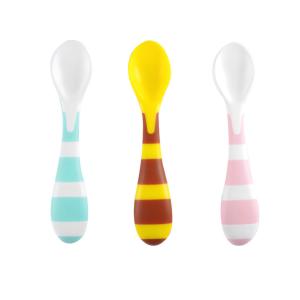 Wholesale EN14350-2 Soft Silicone Spoon No BPA Exquisite Gift Set from china suppliers