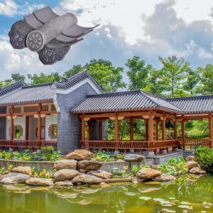 Wholesale 180mm Old Concrete Roof Tiles 2mm Thick Chinese Temple Roof Tiles from china suppliers