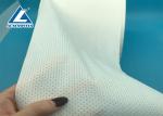 50 Gsm Soft Viscose Fabric , Elastic Breathable Nonwoven Fabric In White Color