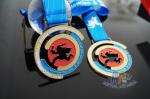 Christmas Festival Cut Out Design Cutom Award Medals Soft Enamel Process With