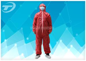 Wholesale Polypropylene Spunbond Disposable Coverall Suit With Hood Waterproof from china suppliers