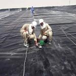 LLDPE Black Pond Liner 0.3mm 0.5mm 0.75mm 1mm for Farmhouse Fish Shrimp