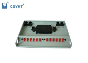 Wholesale 1U Height Fiber Optic Termination Panel 24 Fibers Standard Size Reasonable Structure from china suppliers