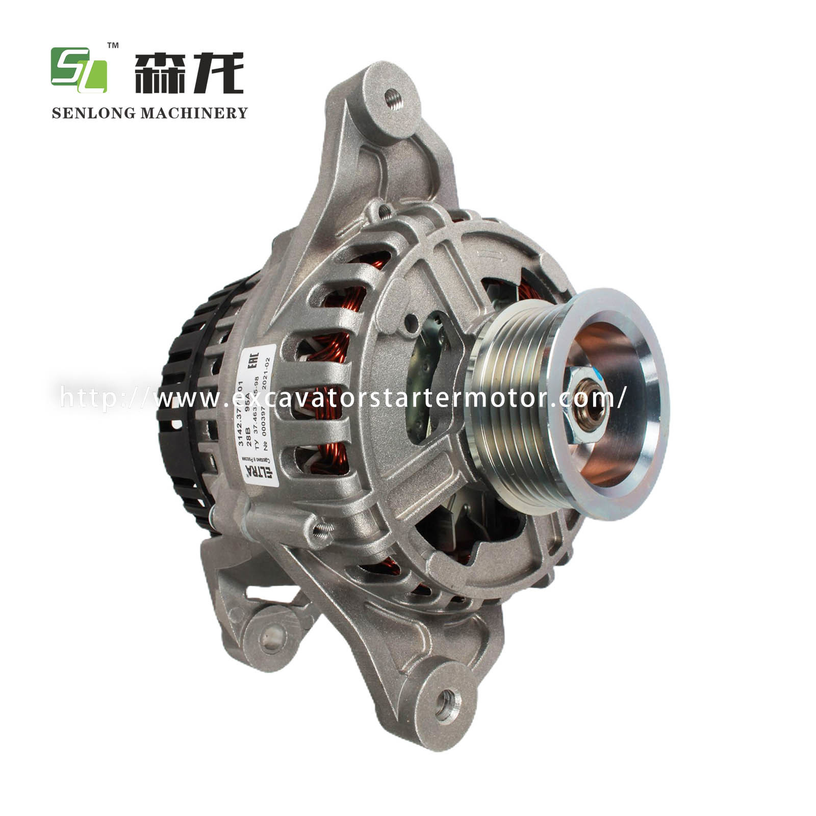 Excavator Alternator 28V 95A 3142.3771-01 3252.3771-50 3142.3771