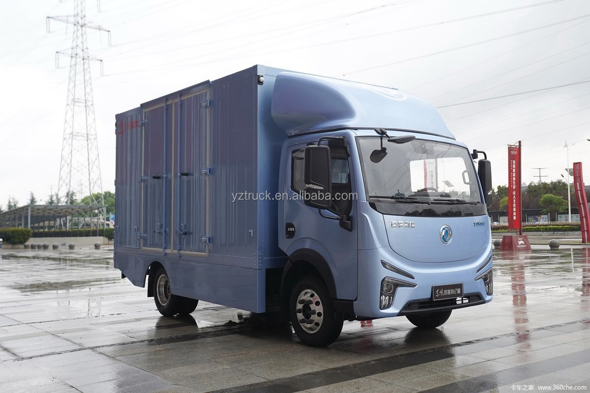 Advanced Dongfeng 4x2 18.5cbm Single Cabin Van Cargo Truck with ESC System
