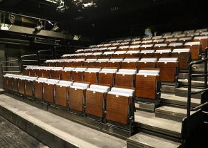 Wholesale Soft Retractable Granstands Power Operation With Padded Upholstered Seat Base from china suppliers