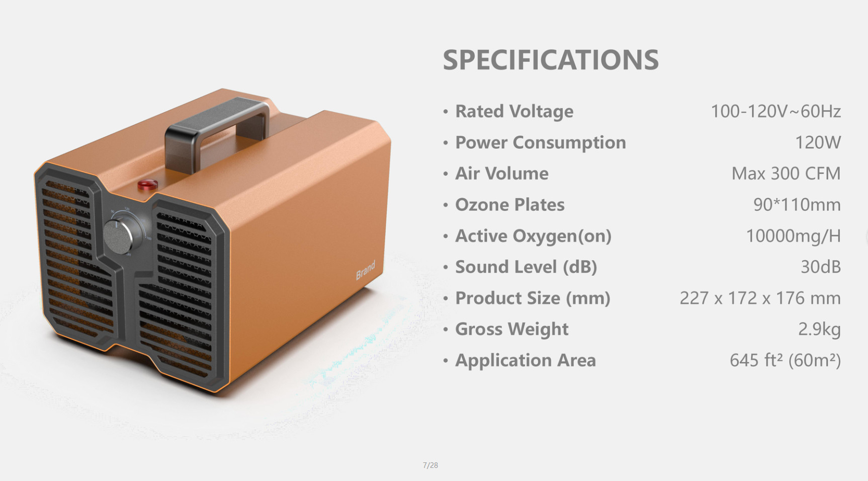 Home Rooms Commercial Ozone Generator 10000mg/H O3 Generator Air Purifier