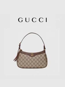 Wholesale Small GG Supreme Canvas Leather Underarm Shoulder Bag GUCCI Ophidia from china suppliers