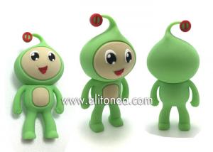 Environmental Silicone mini cute 3d dolls custom home decoration silicone animal figures custom