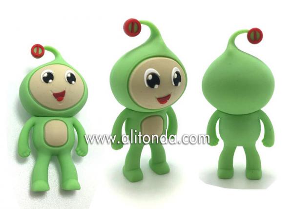 Quality Environmental Silicone mini cute 3d dolls custom home decoration silicone animal figures custom for sale