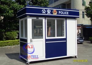 Wholesale Portable Color Steel Police Sentry Box With Complete Equipment Inside Police Room from china suppliers