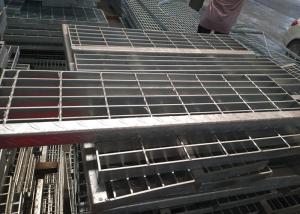 Wholesale Mild Steel Stair Treads Grating , Stainless Steel Stair Treads Anti Corrosion from china suppliers