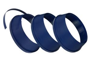Wholesale Blue Color J Type Plastic Trim Cap Extrusion Profiles Acrylic Channel Letter Edge 2.0CM from china suppliers