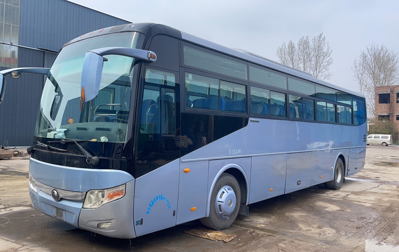 65 Seater Sliding Window Used Coach Bus with Air Conditioning Max Speed 91 110 km/h