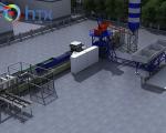 1000 - 1500m2 2000kg Veneer Stone Production Line Auto Out Demoulding Wet Cast