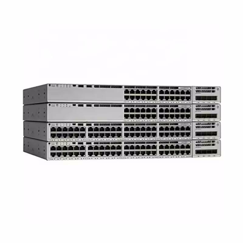 High Capacity Customized C9200L-24P-4X-E 9200L Switches Gigabit Ethernet 24 Port PoE Modular Uplink Network Advantage Switch