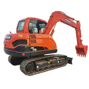 Wholesale DOOSAN DX75 Excavator Energy Saving For Crushing Used Hand Excavators from china suppliers