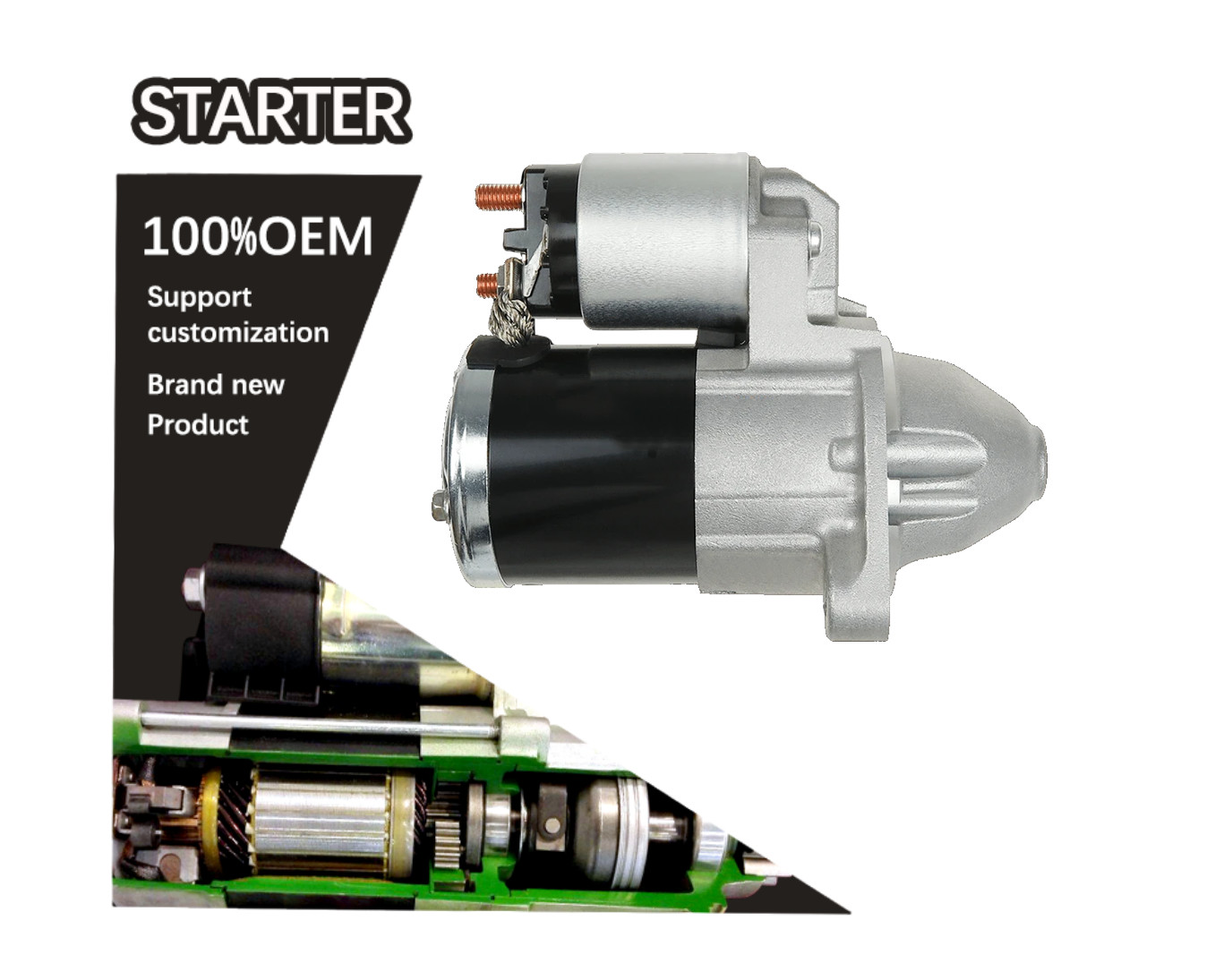 12V 10T CW STARTER 543-5428 288-6581 290-9686 308-4311 5435428 2886581 2909686 3084311 185086820 311-9195 3119195
