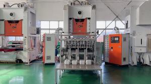 Wholesale 3Phase 800KN Food Grade Packing Container Box Aluminum Foil Container Production Line from china suppliers