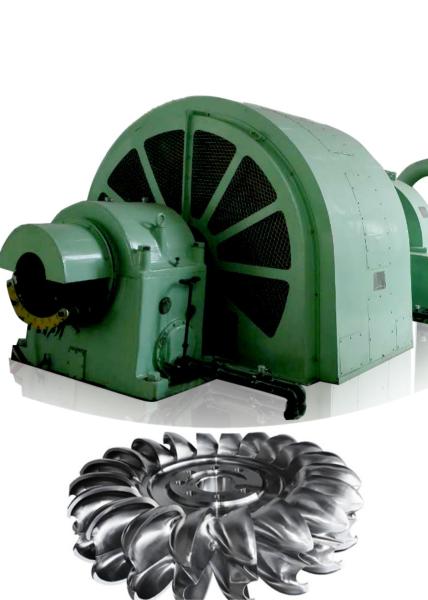 100kW-50MW Brushless Excitation Pelton Turbine Generators For Hydropower