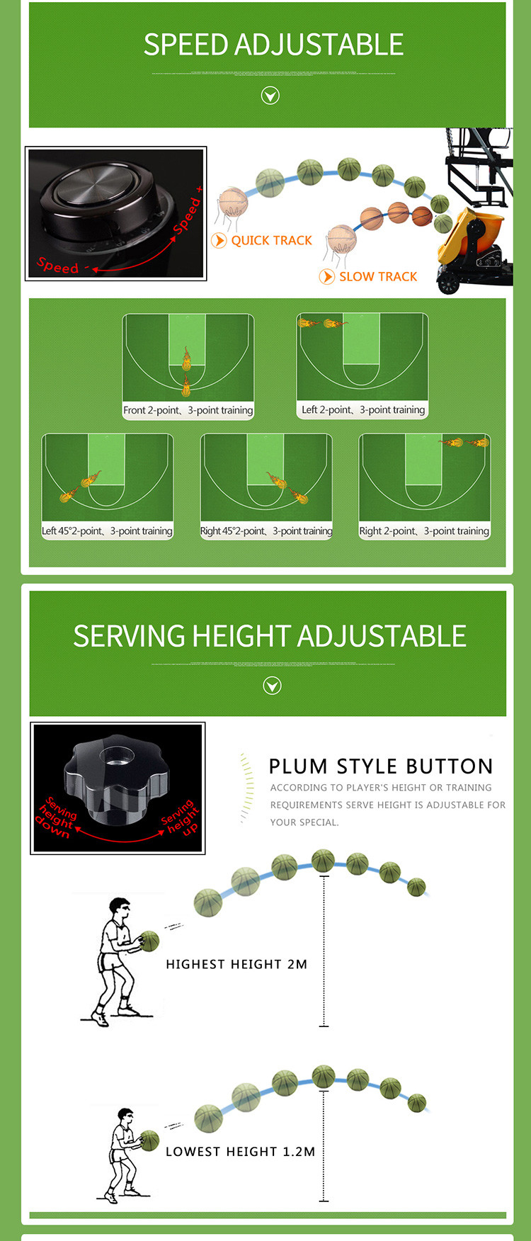 Siboasi Portable Intelligent Basketball Shooting Machine For School Club