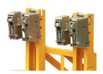 DG1000D Forklift Mounted Rubber-belt Drum Grabbers Capacity 1000Kg