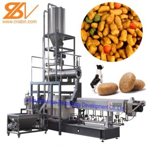 Wholesale 100kg/H-6t/H Dry Kibble Dog Food Manufacturing Machine Extruder Production Line from china suppliers