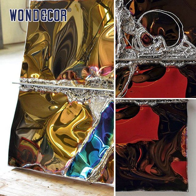 Abstract Metal Wall Art Sculpture Home Decoration Customized Stainless Steel