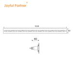 Linear Bar Light IP68 Outdoor Waterproof Stainless Steel DMX512 RGB+3000k