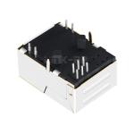 LPJK70409A8NLV 100 Base-T RJ45 Mag jack Low Profile Tab Up Green/Green&Yellow