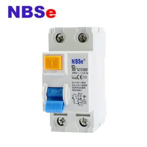 Wholesale NBSe ID Differential Switch Circuit Breaker , 2 Pole RCCB 40Amp 30mA Type A from china suppliers