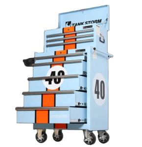 Wholesale 72 Inch Heavy Duty Tool Cabinet Trolley With Drawer And Wooden Top ODM from china suppliers