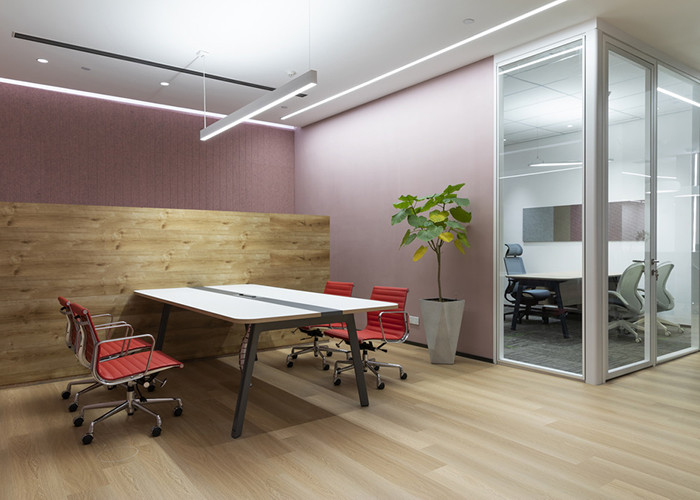 Collaborative And Private Workspace Office Partition Walls Sound Insulation Fire Safety