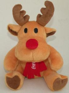 Wholesale Fashion Moose Plush Toy Coca Cola Christmas Reindeer Stuffed Animal from china suppliers