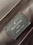 Louis Vuitton Branded Mens Bag District PM Damier Messenger Bag Graphite Black