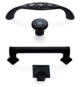 Wholesale Beautiful Black Door And Cabinet Handles Furniture Hardware Lightweight from china suppliers
