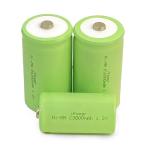 1.2V 10000mAh Rechargeable Battery Low Self Discharge D Size NIMH Battery