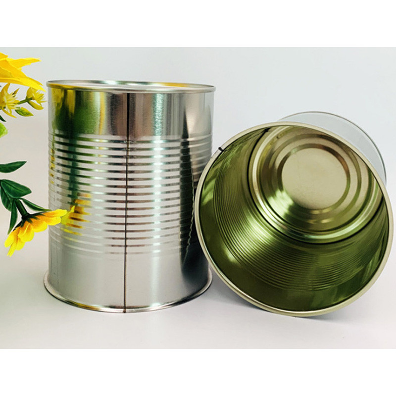 Instant Food Fresh Chick Peas Cookies Tin Container 4 Color Printing