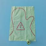 Custom Logo Printed Biodegradable Doggie Waste Bags Environmentally Friendly