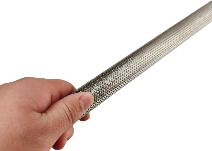 2mm Hole 2mm Spacing Perforated Stainless Steel Pipe For Water Filter