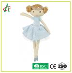 BSCI EN71 PP Cotton Stuffed Plush Doll In Ballet Dress