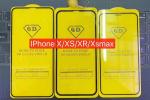 Color Black and White Full Glue Tempered glass phone film for IphoneX Iphone8