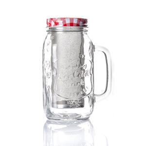 Wholesale 710ml Large Cold Brew Coffee Maker Square Shape For Refrigerator from china suppliers
